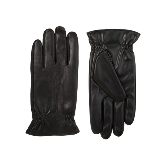Isotoner Mens Black Slip On Insulated Winter Cold Weather Gloves Size M - Picture 1 of 1